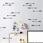 Наклейки настенные со стрелками, наклейки на стену со стрелками, съемные украшения для детской комнаты, декоративные стены, бесплатная доставка, набор из 24 шт.