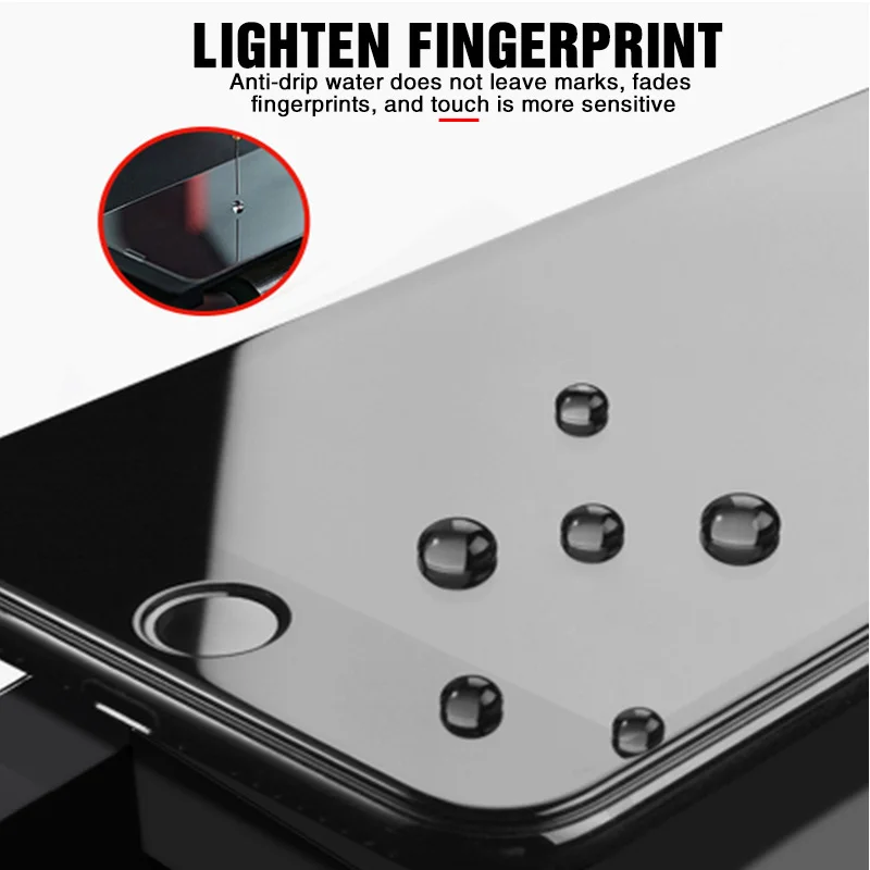 100D полное защитное стекло с закругленными краями для iPhone 7 8 6 6S Plus, Защитная пленка для экрана X XR XS Max 5 SE 5S