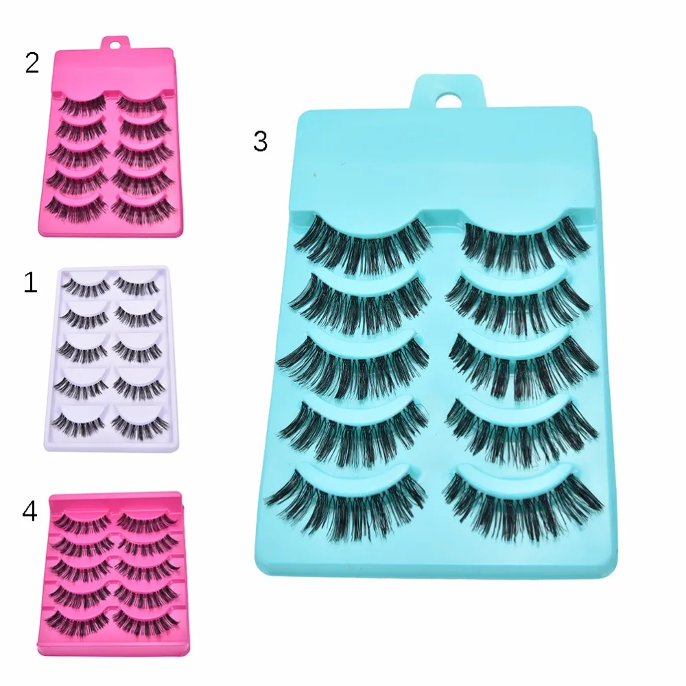 1 2 см длинные поперечные накладные ресницы красота натуральные мягкие макияж