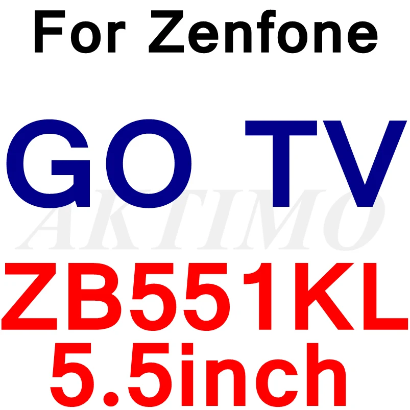 Закаленное стекло 9H 0,26 мм для asus Zenfone Peg asus 3X008 GO tv ZB500KL ZB450KL 2 Laser ZE500KL 3 Max защитная пленка Sklo чехол - Цвет: ZB551KL