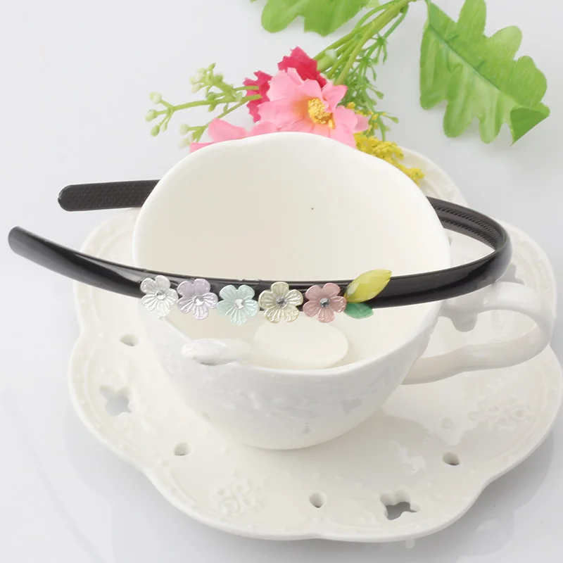 Новинка Детские аксессуары для волос обруч с цветками девочек цветочный