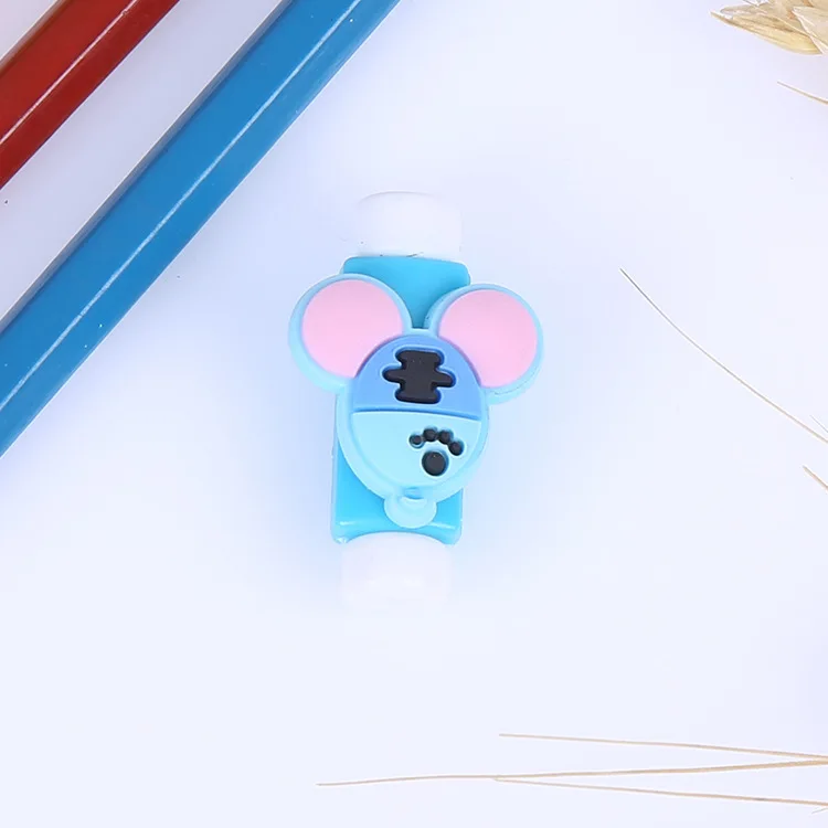 style 16 Микки Маус Анти-перелом мультфильм USB защитный кабель намотки кабеля передачи данных линии защиты для iPhone samsung huawei - Цвет: style 16
