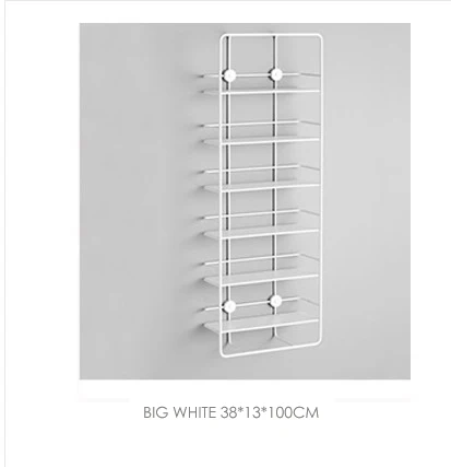 Big White Современный Лофт дизайн настенные металлические настенные полки дисплей Показать полки, современные красивые украшения дисплей стойки хранения Держатели Стойки - Цвет: Big White