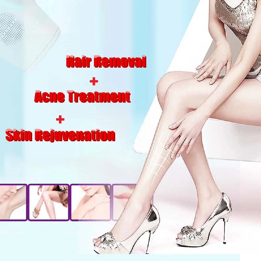 500000 Flashes Ice Point Painless Portable Epilator Home use Multifunctional Permanent Hair Remover | Бытовая техника