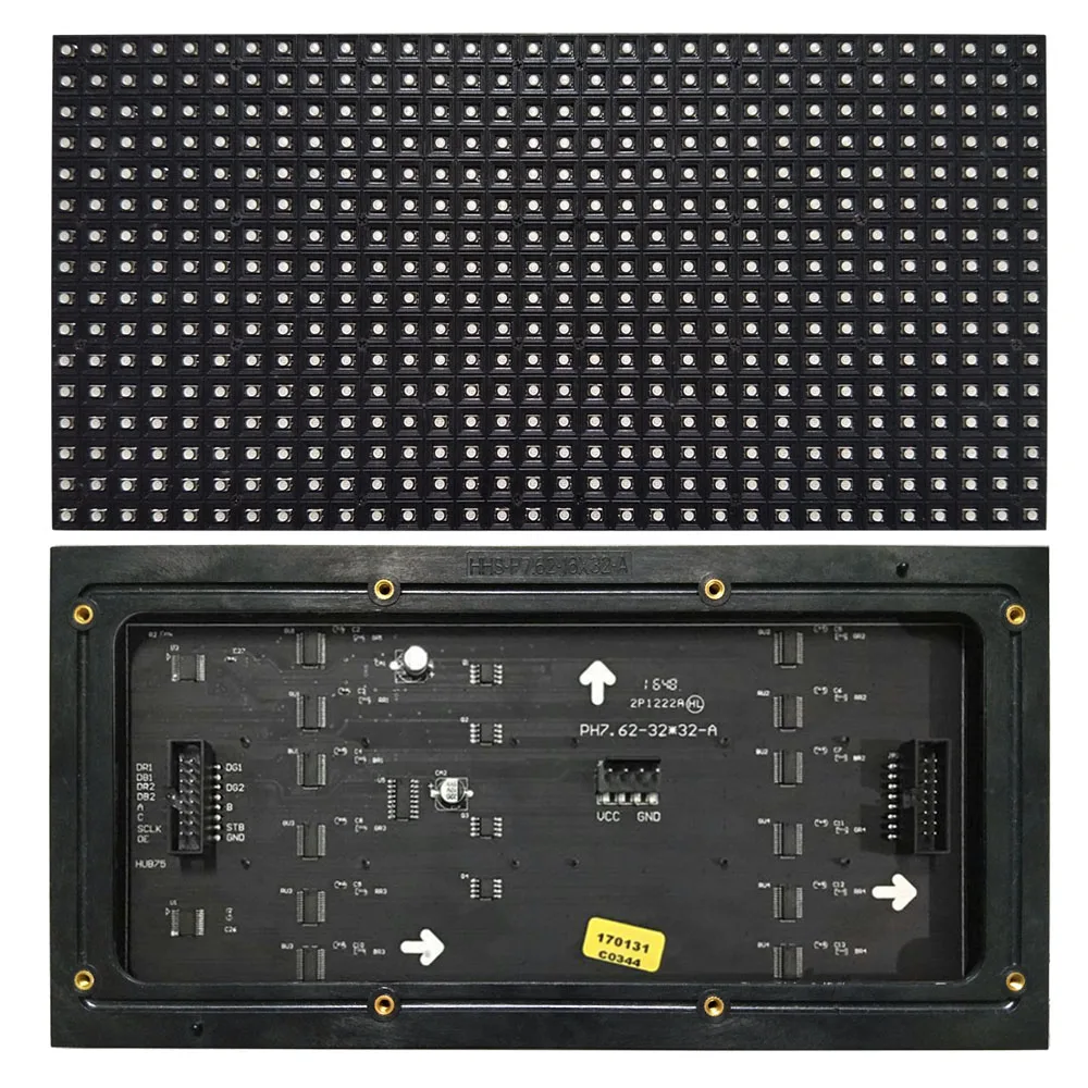 

SMD P7.62 RGB LED module ,1/8 Scan Mode Indoor/ Semi-outdoor full color LED display panel,244mm*122mm