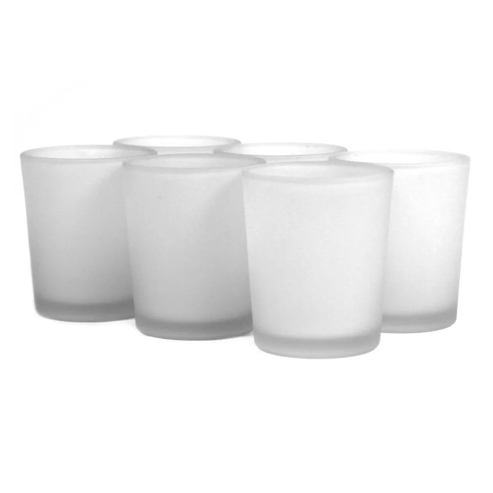 Оптом 96 шт прозрачный и матовый Свадебный держатель votiveCandle USD124.80 для 96 шт/каждый USD1.30
