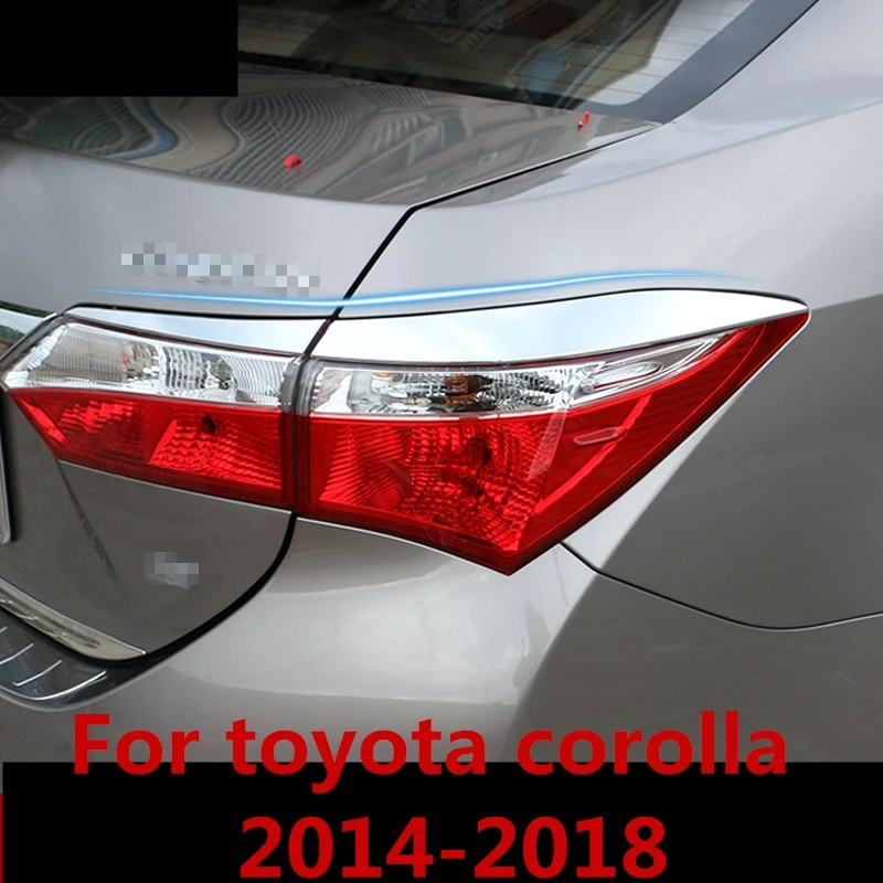 Для toyota corolla 2014 2018 фары Брови Веки аксессуары Фонарь брови автомобиля Стайлинг