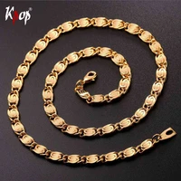 kpop goldsilverblackrose gold color accessories chain necklace for men 2017 new arrival jewelry necklaces maleman gift n2517