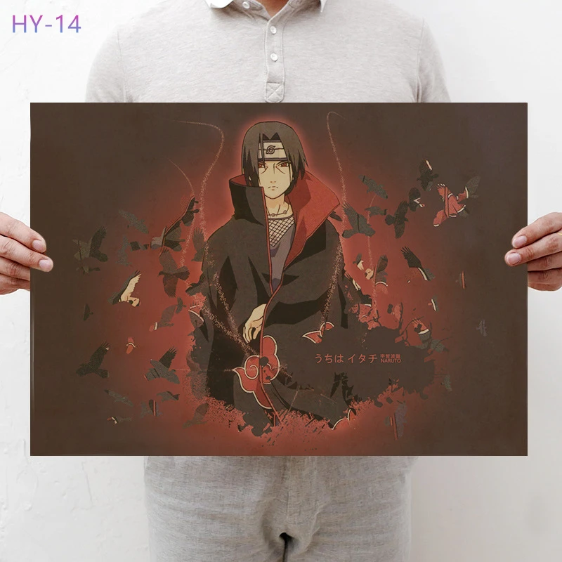 Постер Naruto Винтаж Классический Аниме Мультфильм крафт-бумага плакат живопись настенные наклейки домашние декоративные
