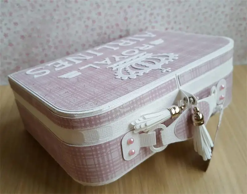 VUAWRTG чемодан металлические режущие штампы для DIY скрапбукинга/открыток/Детские забавные украшения