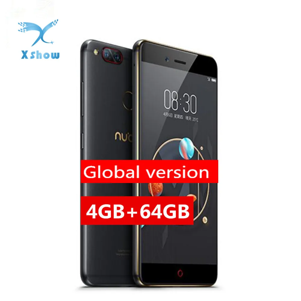 Оригинальная глобальная версия Nubia Z17 мини телефоны 5," 4 Гб 64 Гб Восьмиядерный процессор Snapdragon MSM8976 двойная задняя камера отпечаток пальца 1920*1080