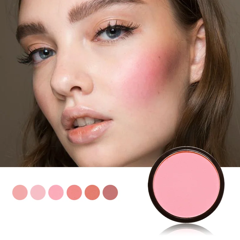 

FOCALLURE Face Blush Pressed Powder Long-lasting Makeup Blusher Natural Waterproof Blush Palette