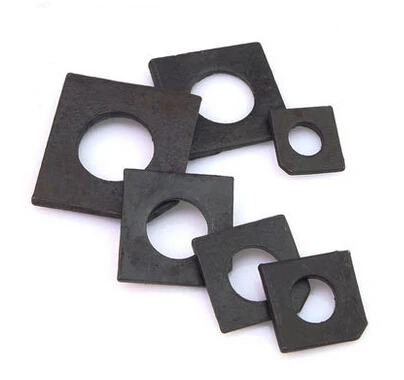 

M12-100pcs freeshipping channel steel Square taper gaskets ramps spacer pad chipping Cut corner pads -100pcs