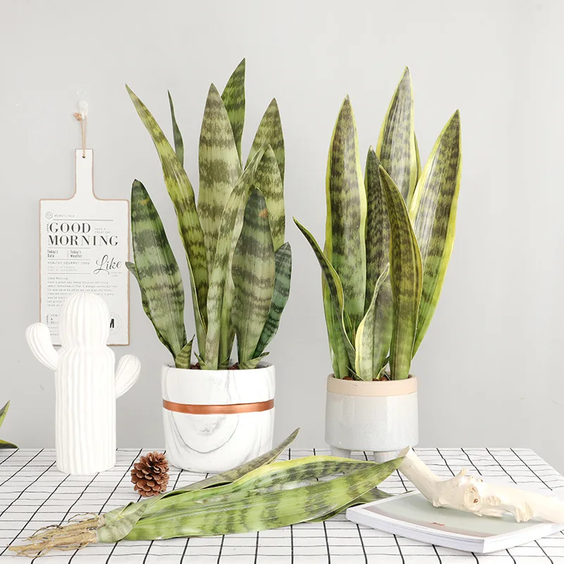Искусственные растения в пустыне, искусственные цветы Sansevieria Trifasciata имитация суккулента Agave растение домашний офис магазин садовый декор