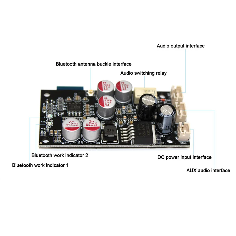 Аудио приемник AIYIMA Bluetooth 5 0 Плата декодера DAC PCM5102A декодирование AUX Поддержка 16 бит