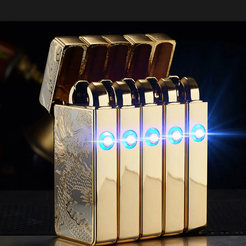 Бесплатная доставка ветрозащитный USB Перезаряжаемые легче/дуговой electriclighter/USB