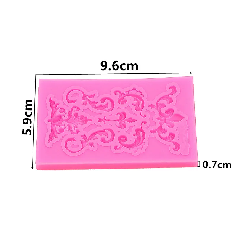 Гаджеты Fondant силиконовые формы для рельефа европейская ретро рельефная