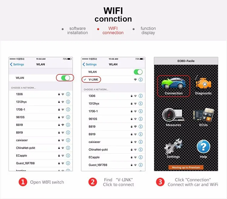 Vgate iCar 2 ELM327 V2.1 OBD OBD2 wifi Bluetooth сканер диагностический инструмент WI-FI адаптер ELM 327 V 2,1 OBDII iCar 2 II WI-FI сканирование