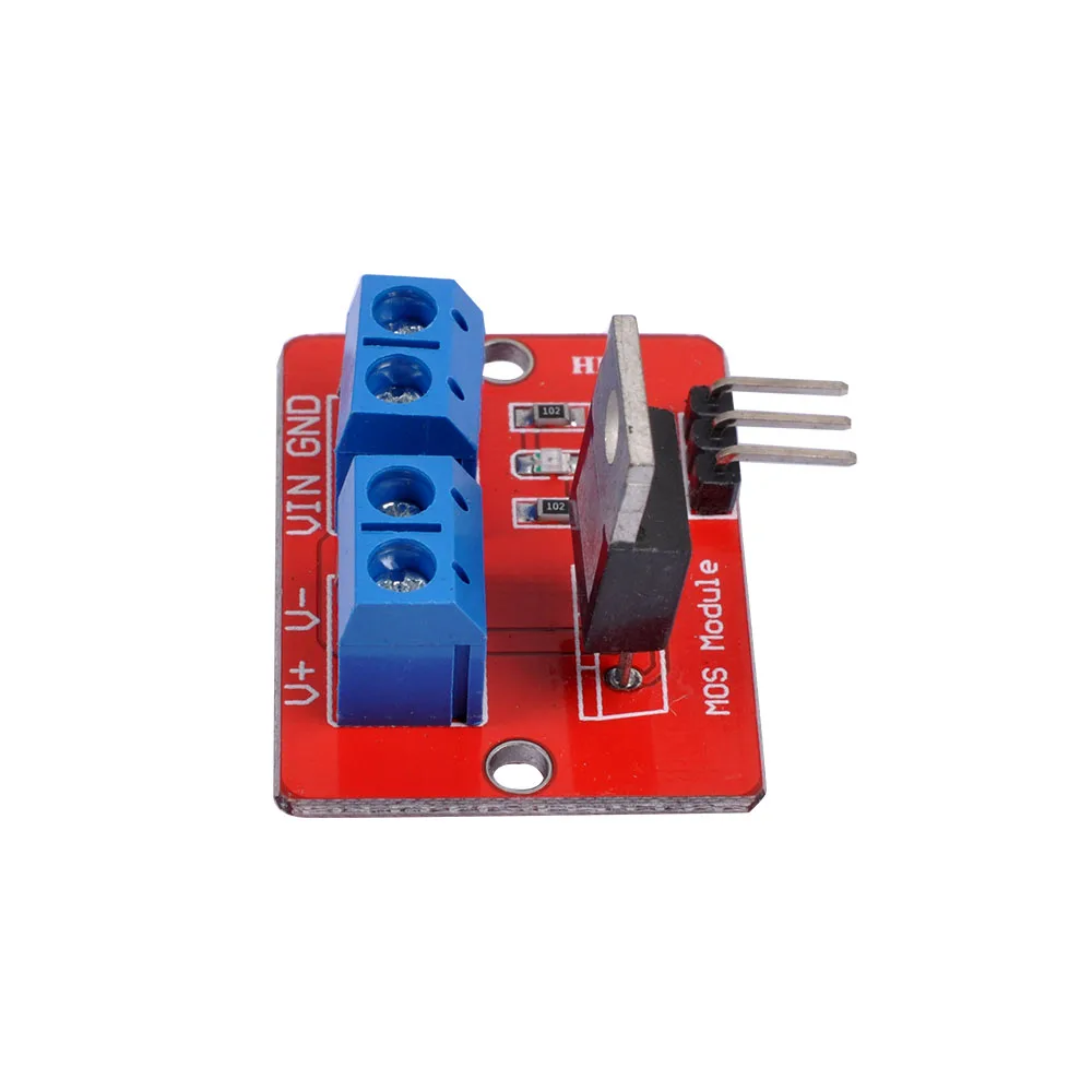 5 шт. 0 24 в топ Mosfet Кнопка IRF520 драйвер MOS модуль для Arduino MCU ARM Raspberry pi #