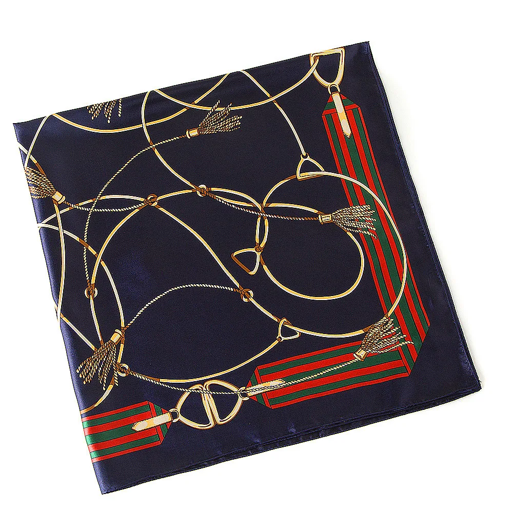 2017 Евро винтажном стиле люксовый бренд большой площади шелковые шарфы для женщин