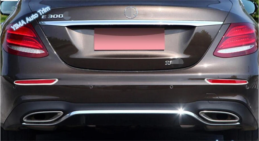 

Lapetus ABS Chrome Rear Tail Fog Lights Lamps Cover Trim Fit For Mercedes Benz E-Class E CLASS W213 Sedan Sport 2016 - 2019