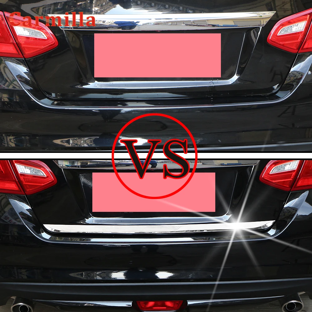 Накладка на задний багажник автомобиля накладка задние ворота подходит для Nissan