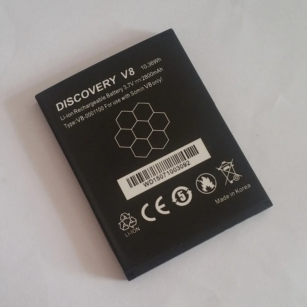 100% Оригинальный запасной аккумулятор для Discovery V8 Lunate LT52 емкость 2800 мАч|battery for|battery