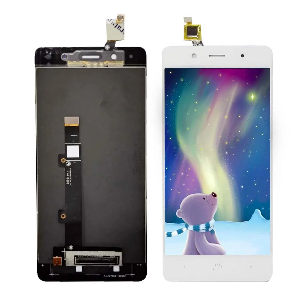Протестировано для BQ X5 Plus ЖК дисплей + сенсорный экран дигитайзер черный/белый в