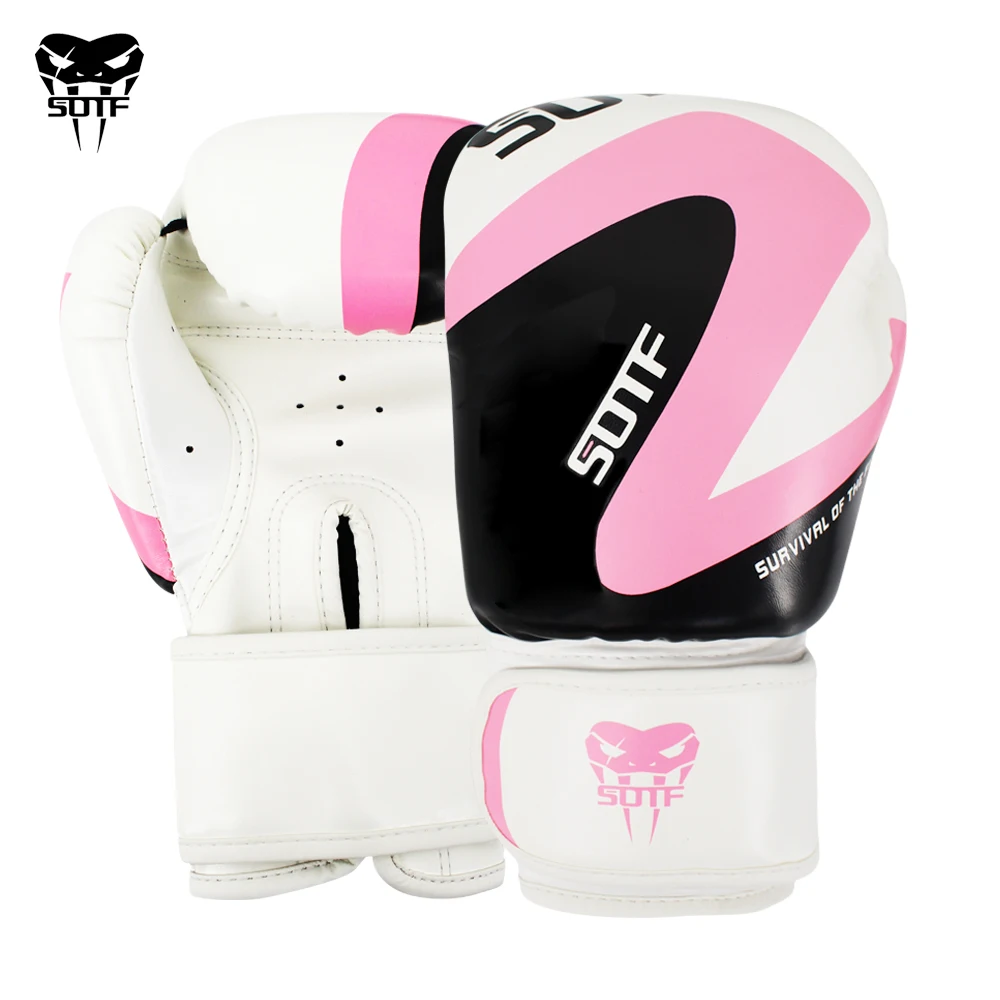 SOTF mma Adults Venomous snake Men Women geometric boxing gloves glove box Tiger Muay Thai sanda pads fight gloves boxers mma