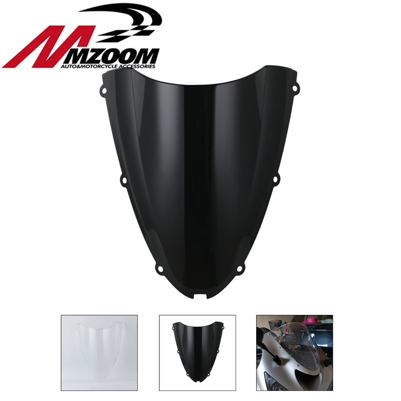 Новый мотоцикл Высокое качество ветровое стекло двойной пузырь для KAWASAKI ZX6R zx6r 2005