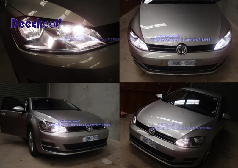 Автомобильные фары deechooll s H15 64176 лампы 55/15 Вт для VW Amarok GOLF MK 6 7 F22 PGJ23t1 фасветильник
