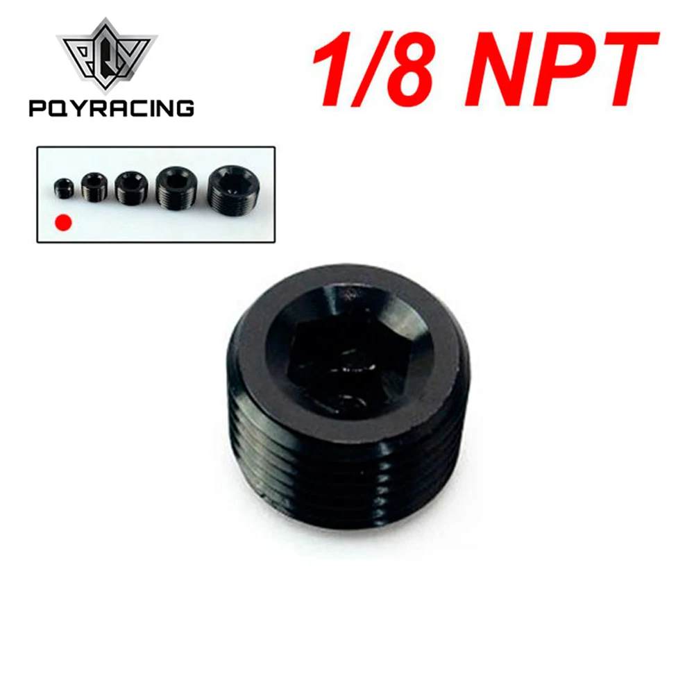 PQY 1/8 &quotNPT Трубная резьба Аллен розетка черная заглушка npt SL932 02|Подача и обработка