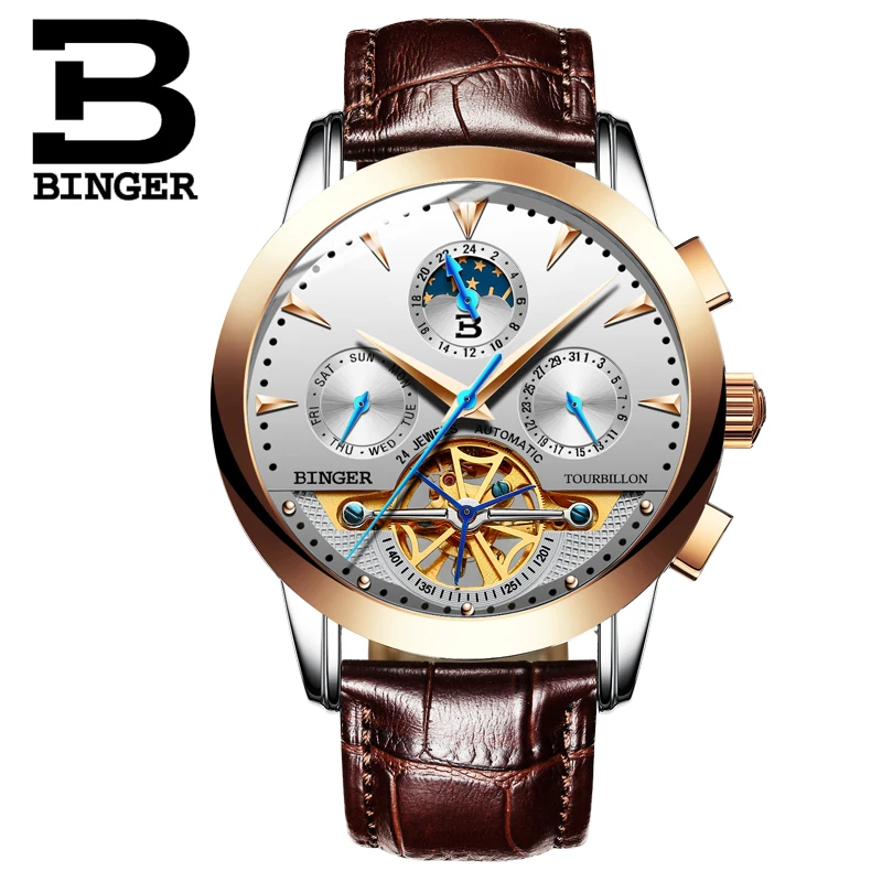 Механические наручные часы Tourbillion роскошные швейцарские мужские фирменные