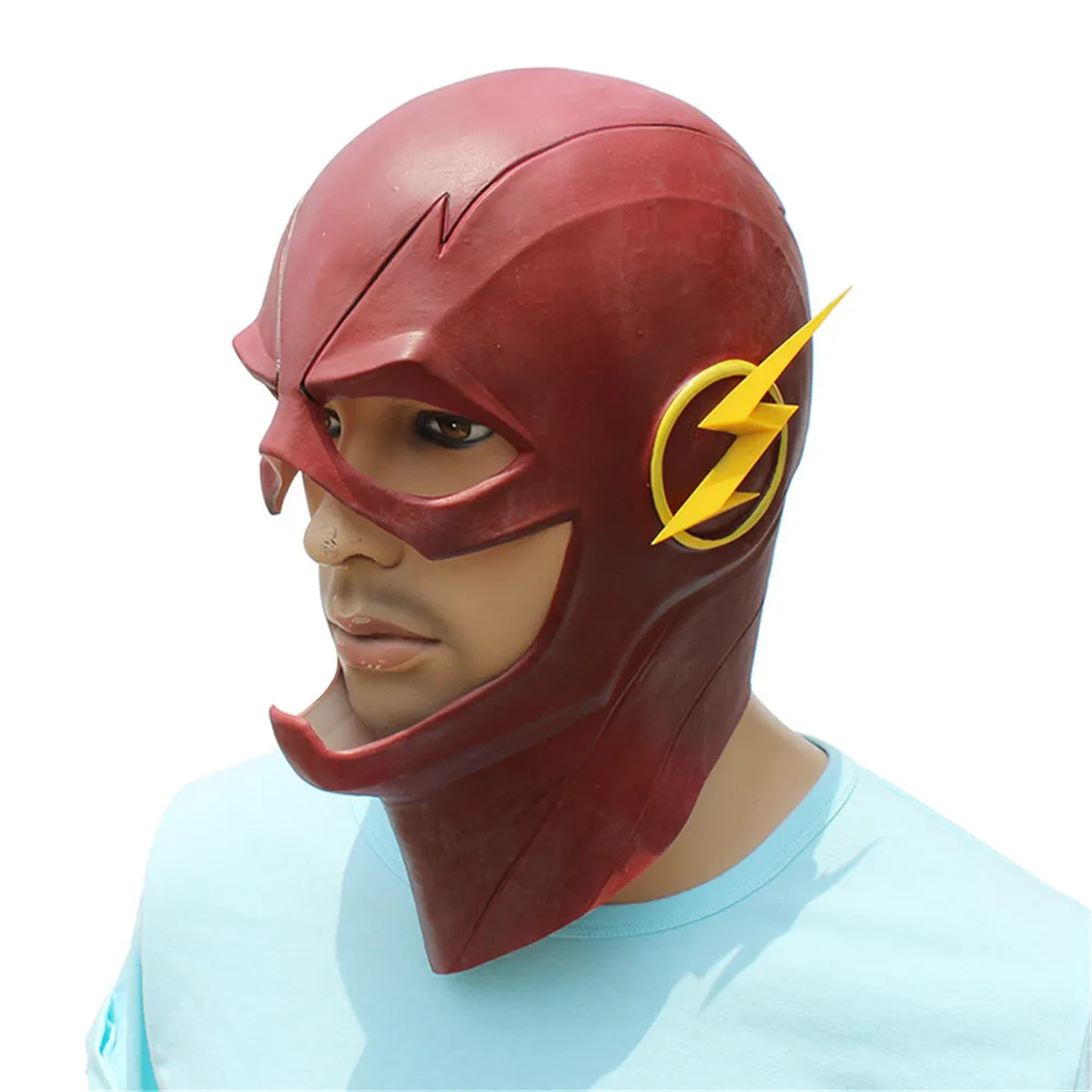 Маска для вспышки взрослых карнавальный костюм DC Movie реалистичные латексные