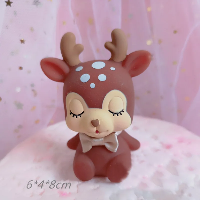 Декоративные фигурки для торта Sika Deer вечерние украшения свадебного десерта