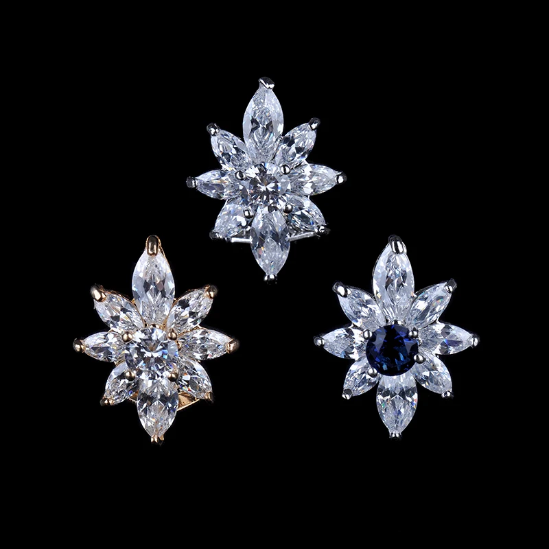 Серьги клипсы с фианитом ААА для женщин модные золотые серьги GLE0119|earrings owl|earring