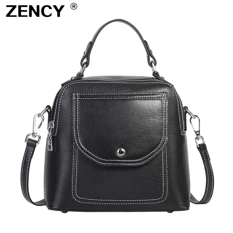 Женская сумка ZENCY из 2019 телячьей кожи натуральная кожа модный первый слой коровья