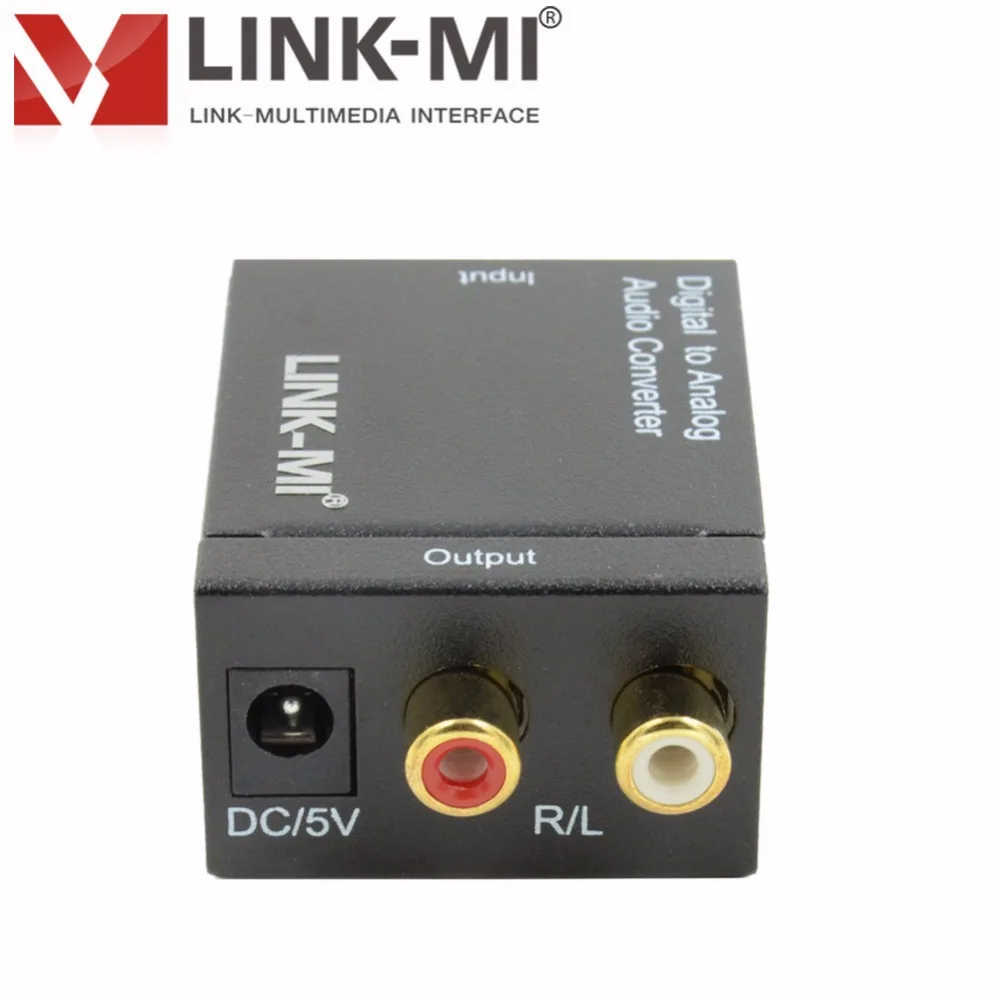 Аналоговый коаксиальный или Toslink цифровой аудио конвертер в L/R LINK MI|audio converter|audio