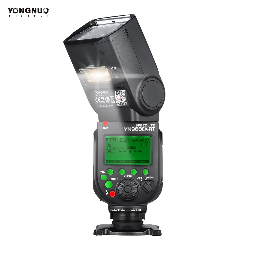 Беспроводная вспышка YONGNUO Speedlite с встроенной светодиодной вспышкой HSS для Canon 500D