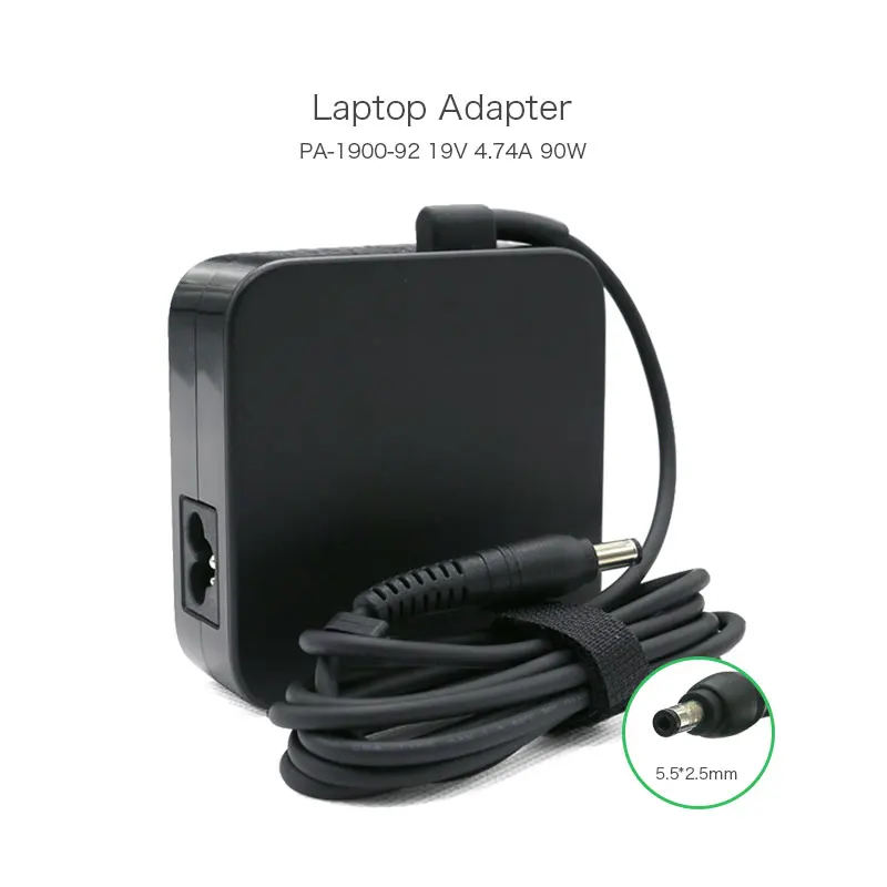

19V 4.74A 90W PA-1900-92 PA-1900-36 EXA0904YH Power Supply for ASUS N45 N45E N45S N45SF N45SF-V2G-VX041V N45SL N55 U46J Tablets