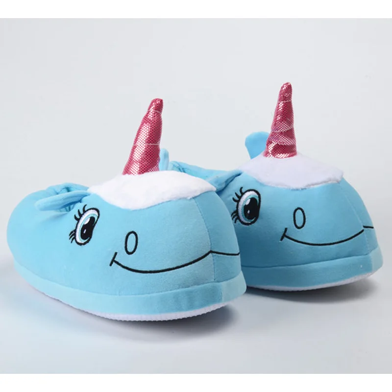 Подарки на Хэллоуин зимние мягкие домашние тапочки мягкая плюшевая обувь для