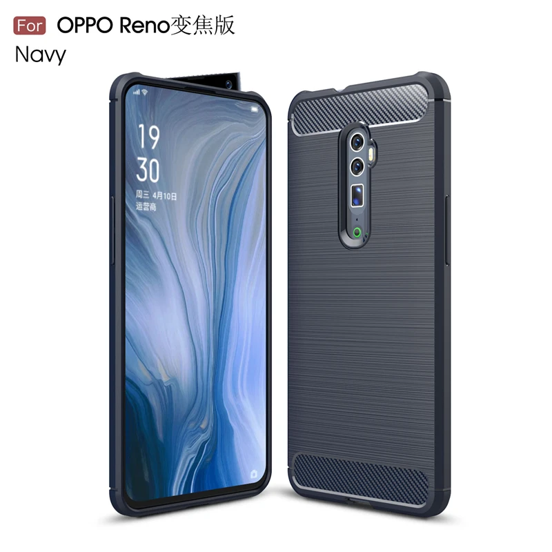 Чехол для OPPO Reno 10X Zoom чехол телефона в деловом стиле мягкий силиконовый резиновый