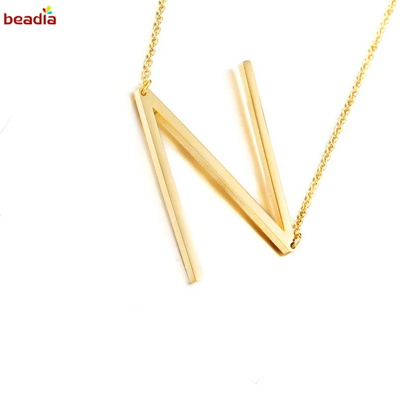 Цепочка с подвеской в виде букв алфавита для женщин|designer necklace|fashion necklacenecklace designer |