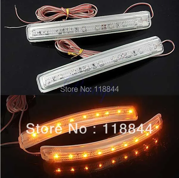 2 шт х 9 светодиодный Авто боковой двери зеркало светильник Сигналы поворота 12V