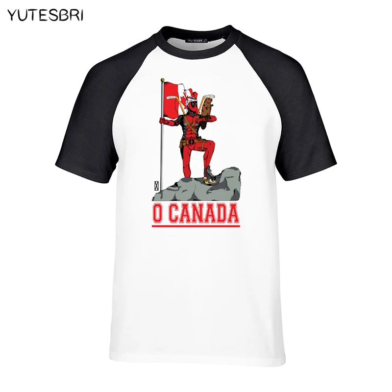 Новейшая Мужская футболка Deadpool модная летняя хлопковая брендовая Футболка с