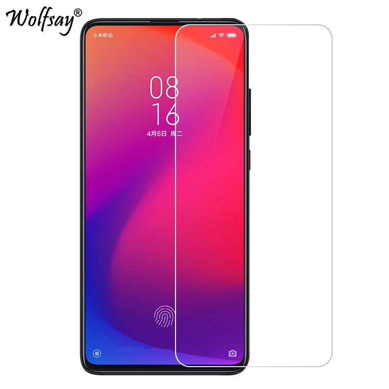 Protector de pantalla de vidrio templado para Xiaomi Mi 9T, pel&iacute;cula protectora de vidrio templado para Xiaomi Mi 9T Pro, Redmi K20, 2 uds.-0