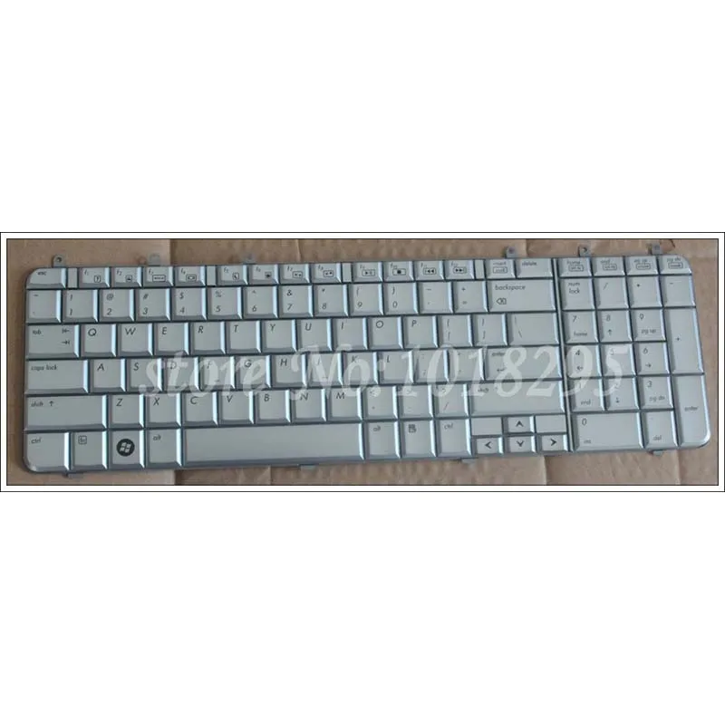 Новинка клавиатура для HP DV7 DV7T DV7Z DV7-1000 DV7-1100 DV7-1200 DV7-1500 dv7t-1000 нам Серебряная