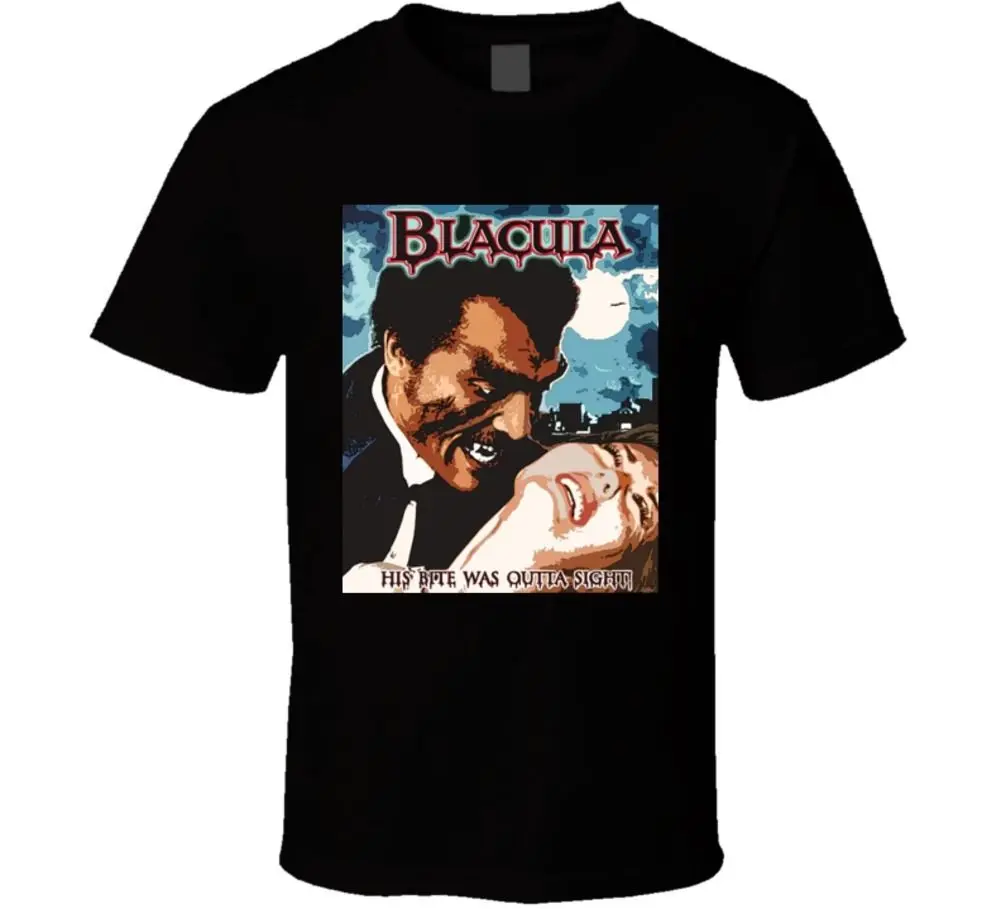Blacola футболка с изображением графа Дракулы фильм 70 s Ретро крутая Повседневная