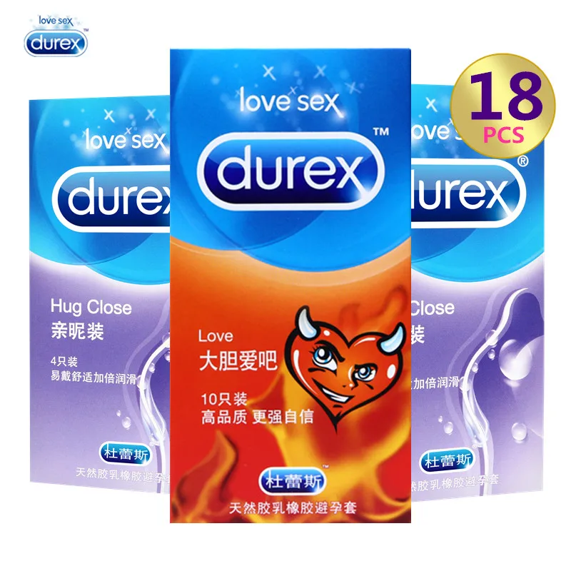 Презервативы Durex любовь забавные Одежда высшего качества точка G презервативы
