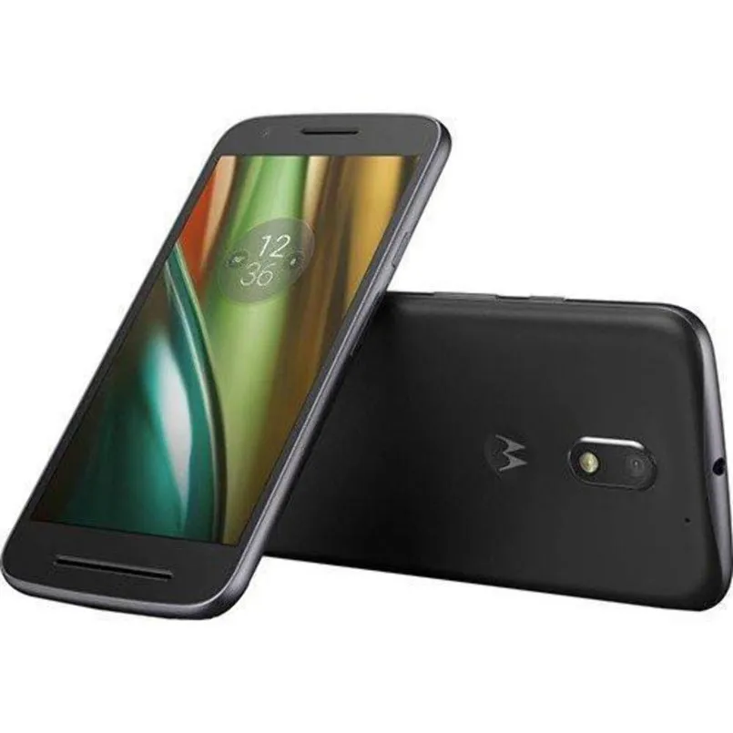 Черный Moto rola moto e3 power смартфон 5,0 дюйма MTK 6735 2 ГБ+ 16 Гб 3500 мАч мобильный телефон - Цвет: Черный
